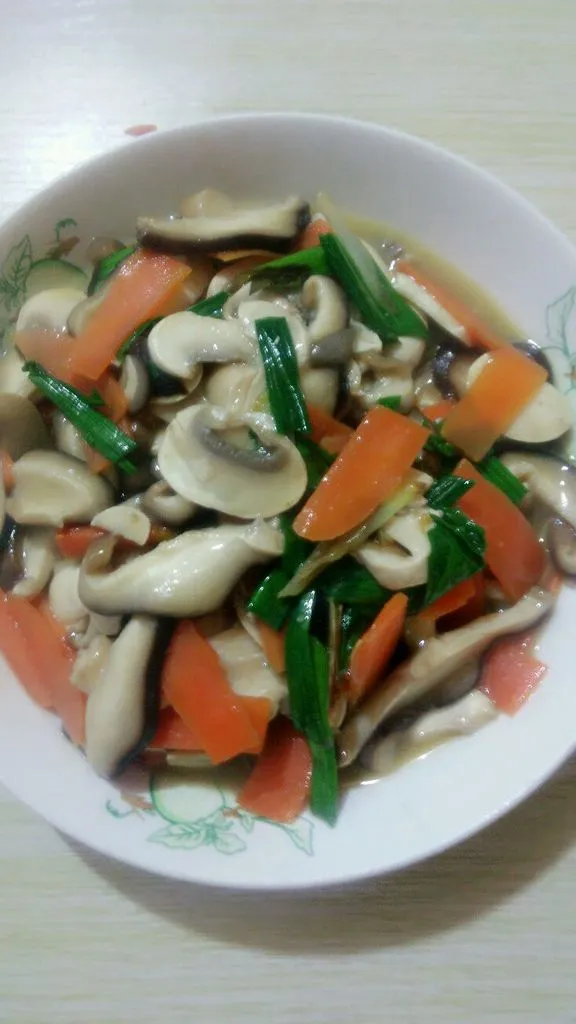 Stir-Fried Double Mushrooms
