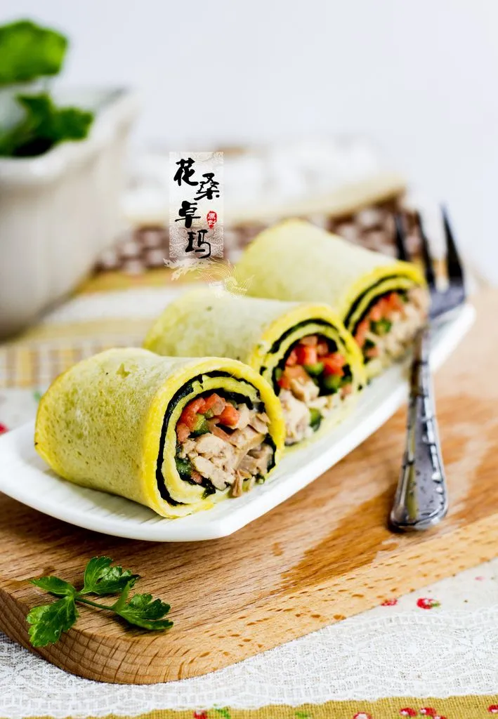 Tuna Seaweed Egg Roll