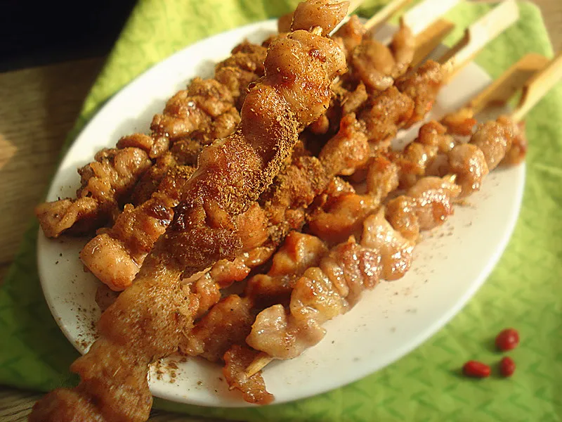 Cumin Chicken Skewers
