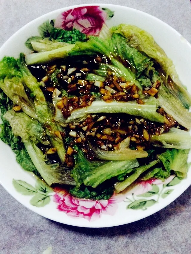 Lettuce with Oyster Sauce