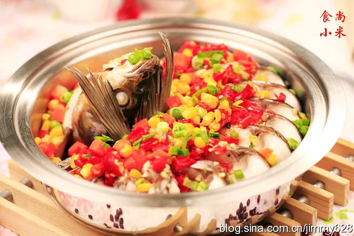 Steamed Fish with Yunnan Chili Sauce