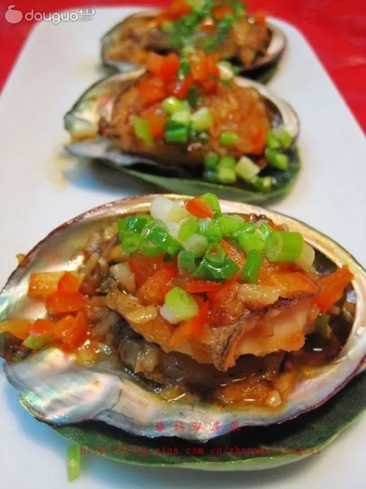 Abalone all'olio di cipolla