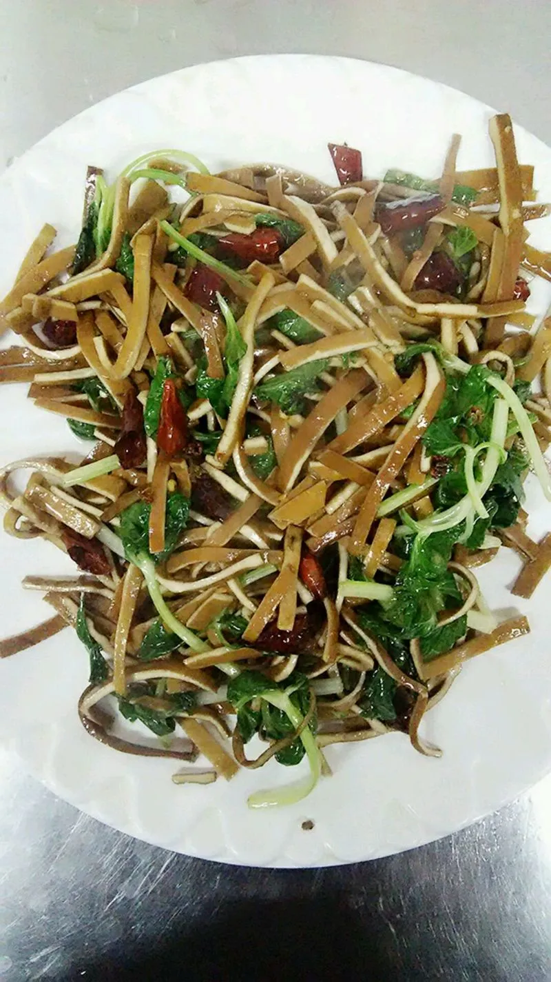 Celery and Bean Curd