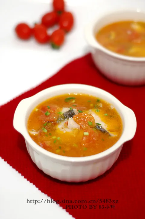 Tranches de poisson à la tomate