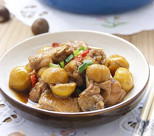 Braised Chicken with Chestnuts