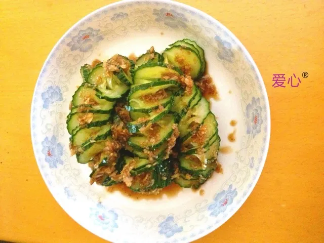 Pepino en Ensalada