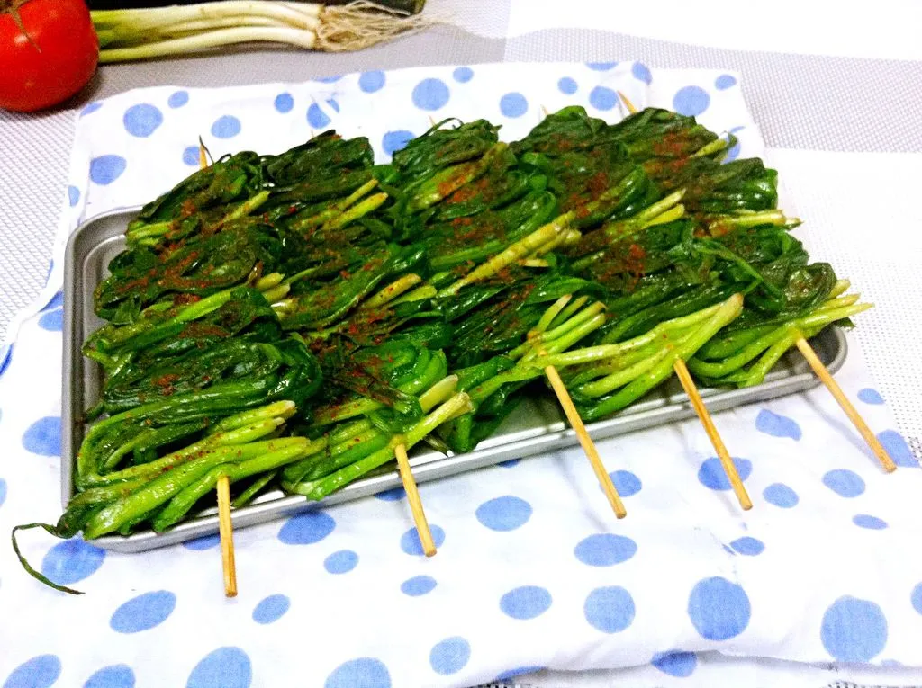 Roasted Scallions