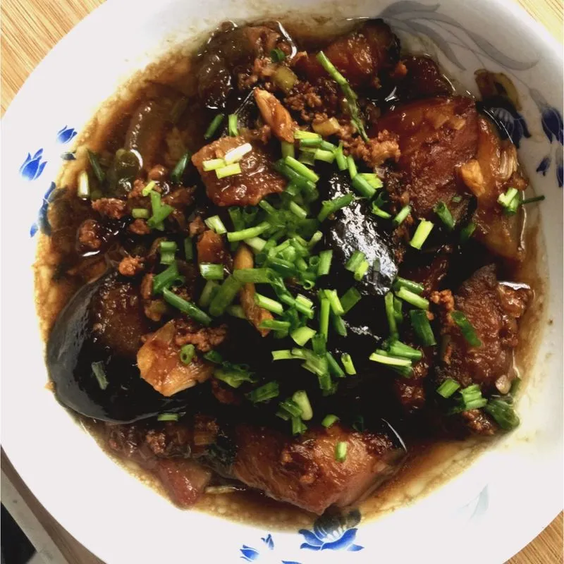 Porc Haché et Aubergine