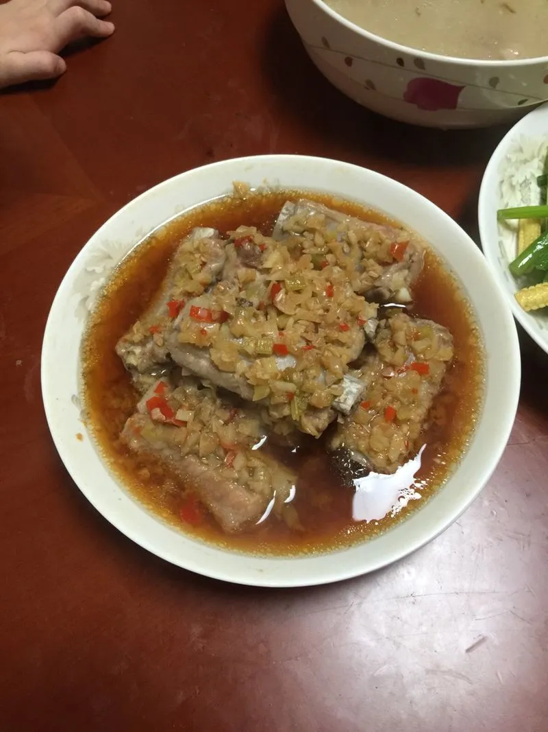 Garlic Pork Ribs Steamed