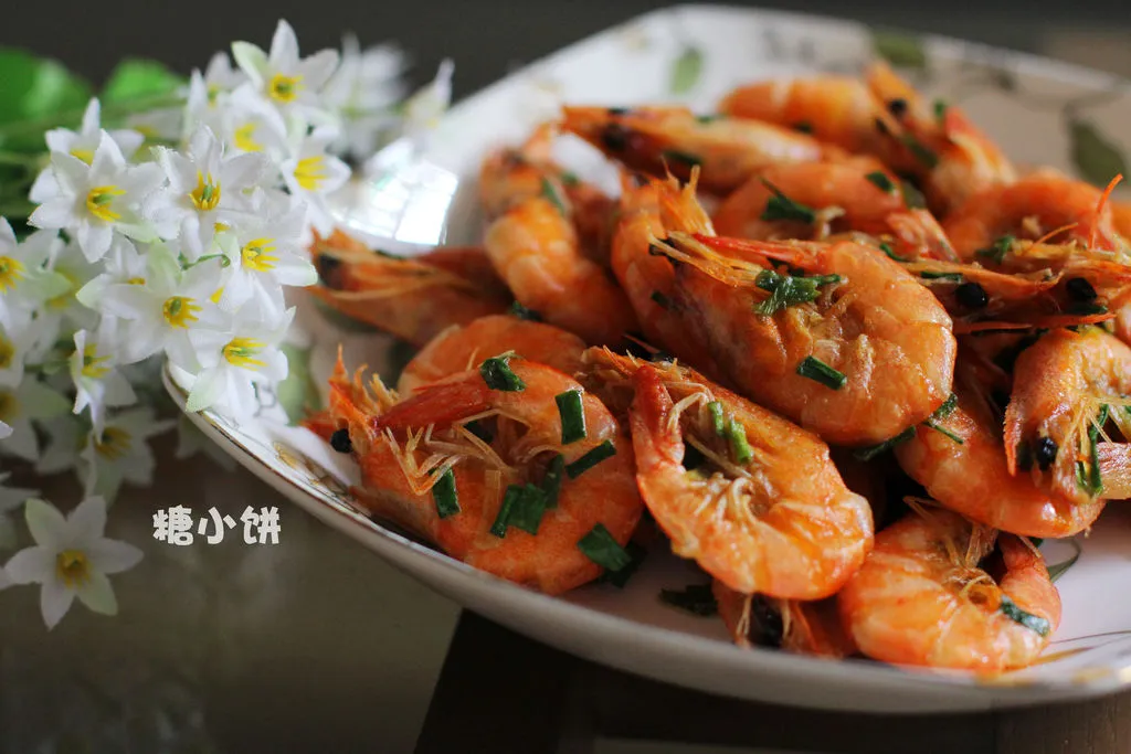 Scallion Oil Shrimp
