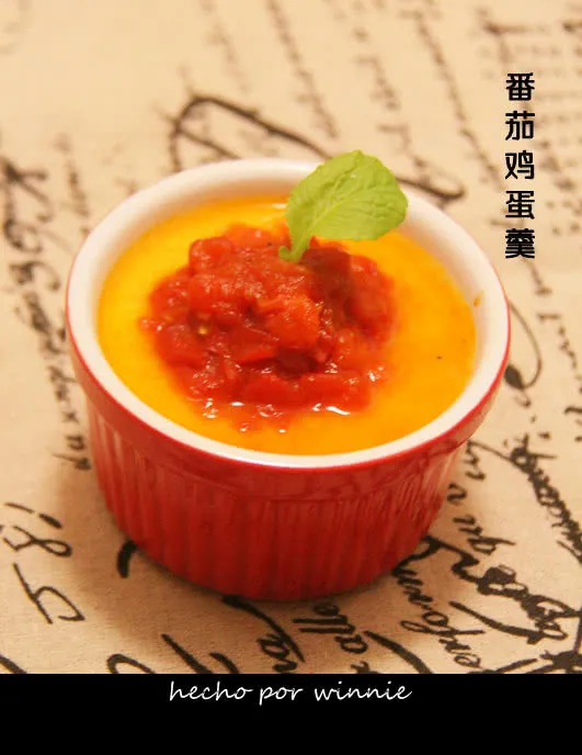 Tomato and Egg Custard