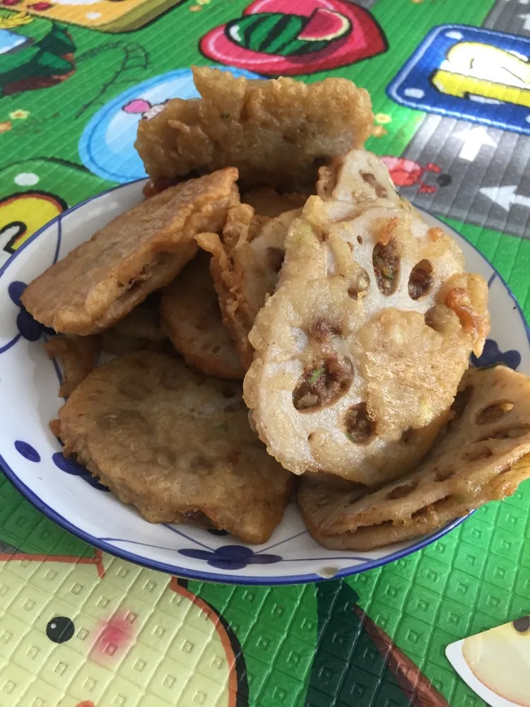 Lotus Root and Pork Patty