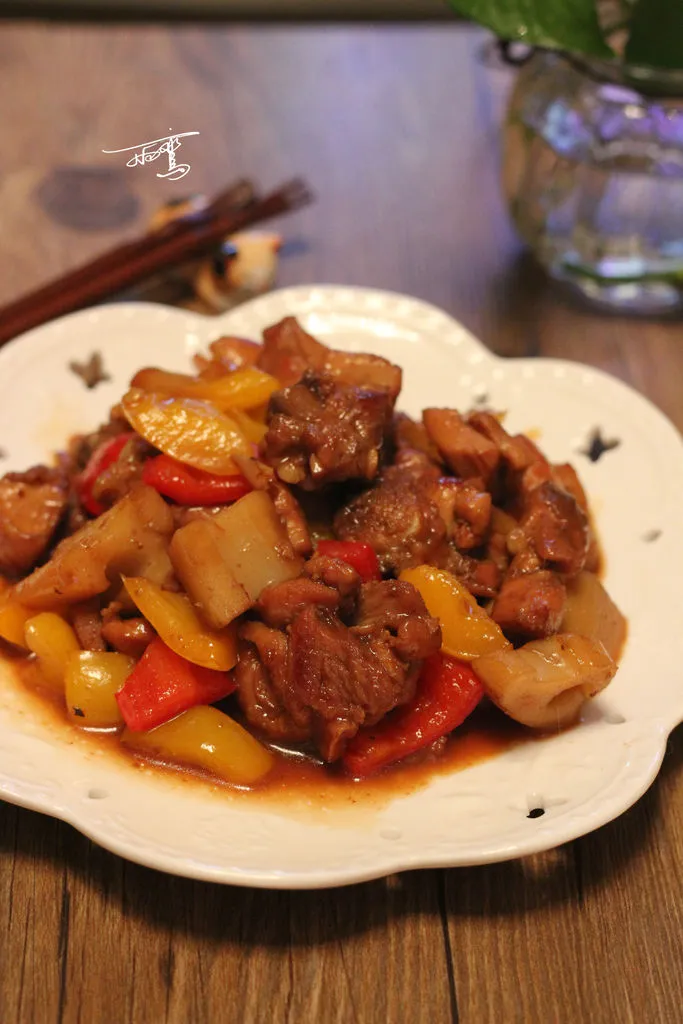 Braised Chicken with Lotus Root