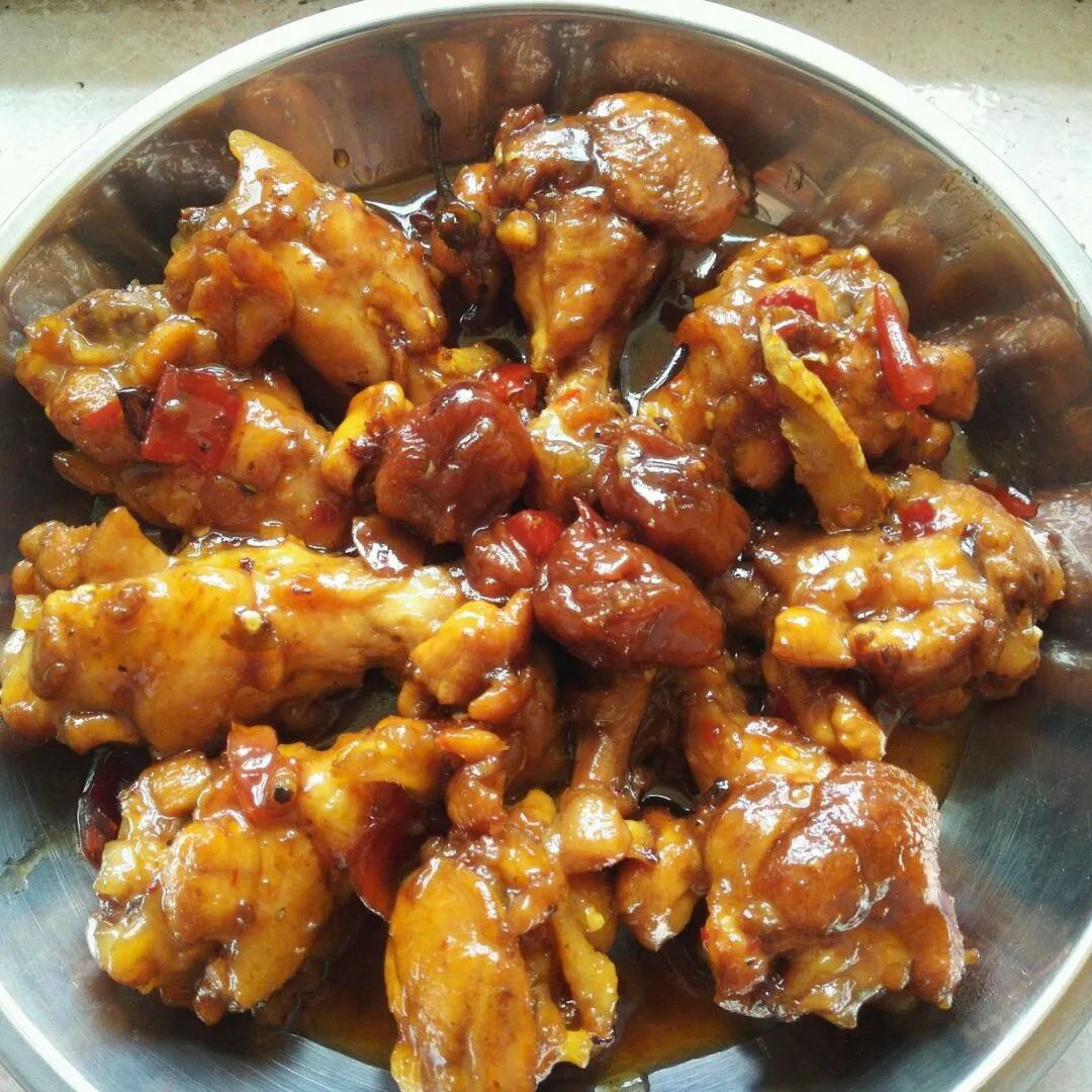 Plum Chicken Wings and Roots