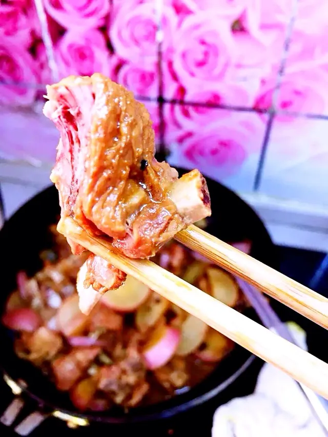 Braised Lamb with Radish