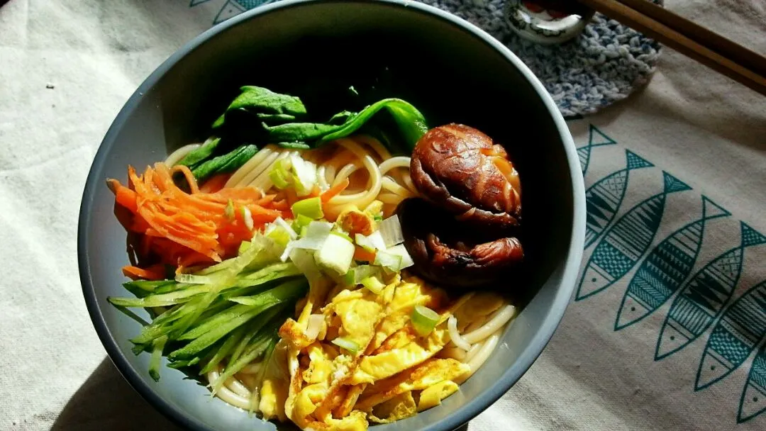 Braised Noodle in Savory Sauce