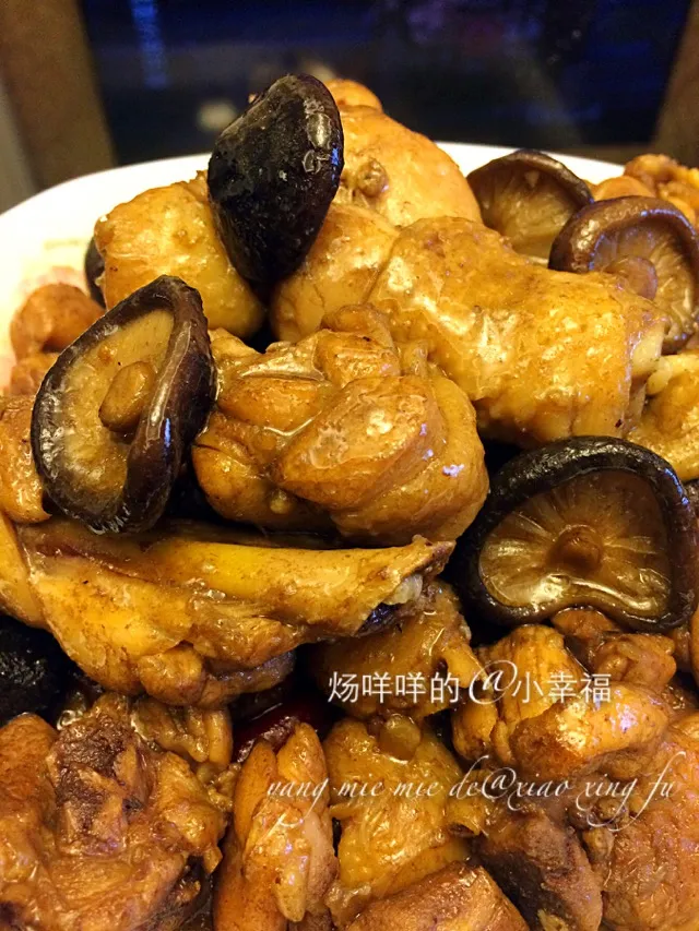 Mushroom Oyster Sauce Chicken Thighs