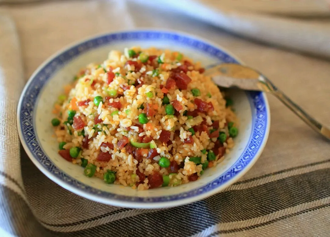 Cured Meat and Salted Egg Yolk Fried Rice