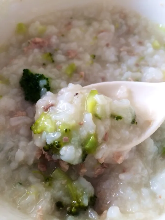Broccoli Chicken Porridge