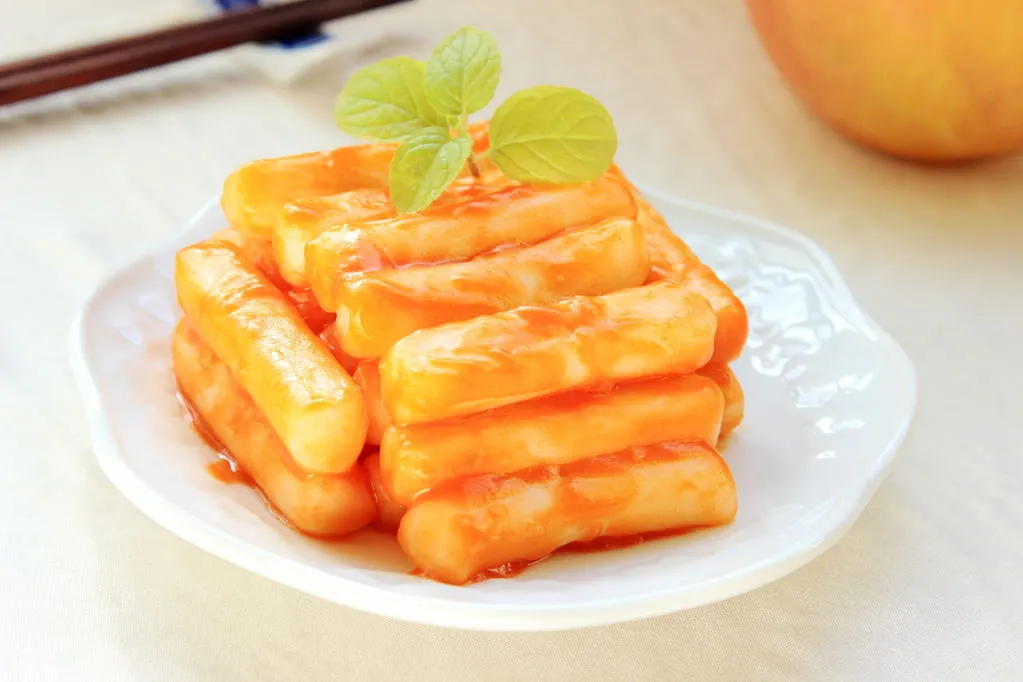Eggplant Sauce Rice Cake