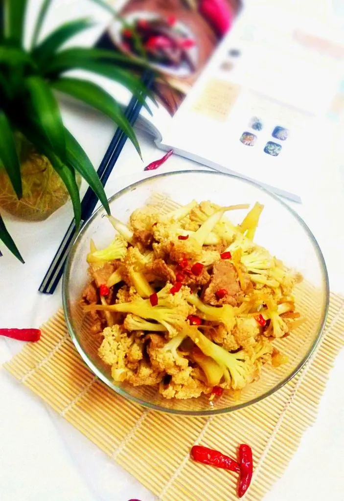 Chou-fleur sauté au wok