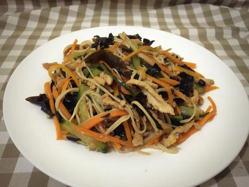 Colorful Enoki Mushroom
