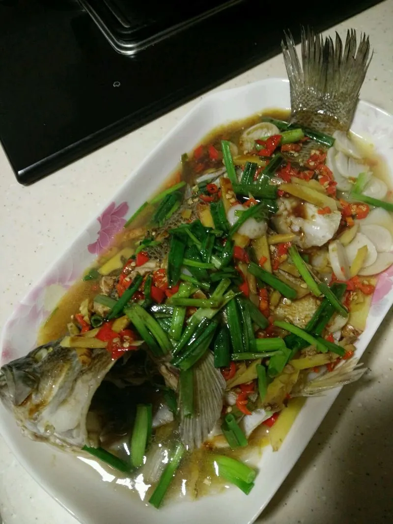 Steamed Perch