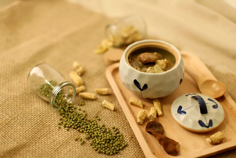 Ginseng and Pigeon Stew