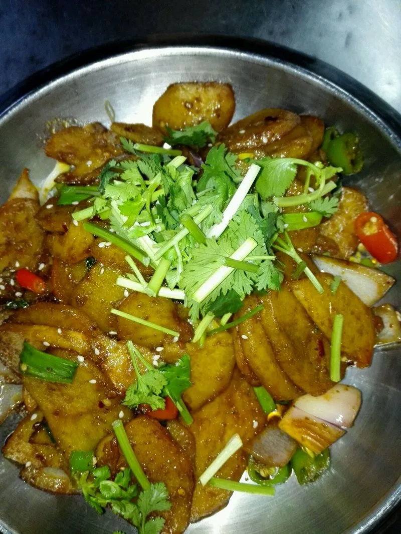 Dry Pot Potato Slices