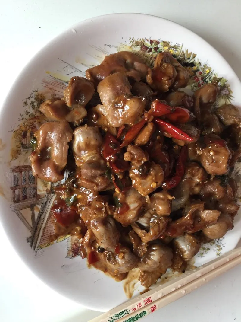 Spicy Chicken Gizzards