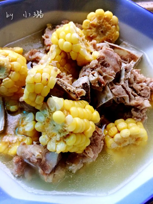 Pork Ribs with Corn