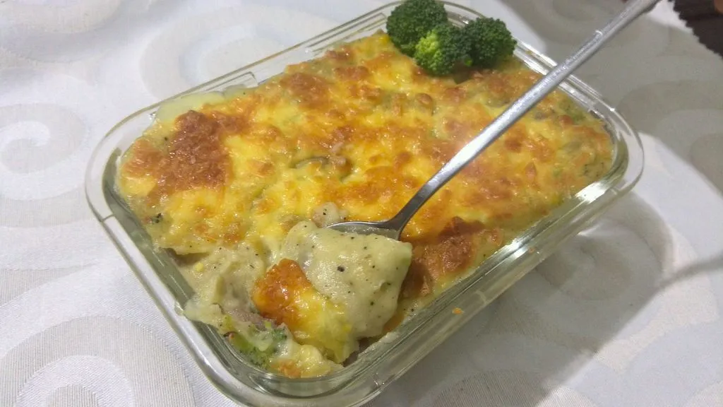Creamy Baked Mixed Vegetables