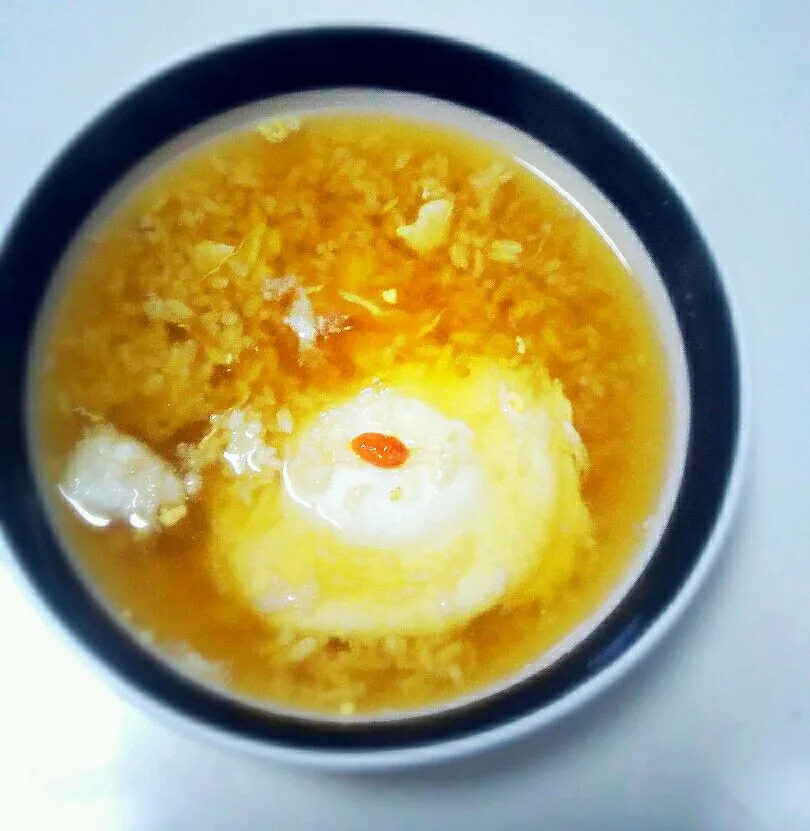 Rice Wine Steamed Eggs