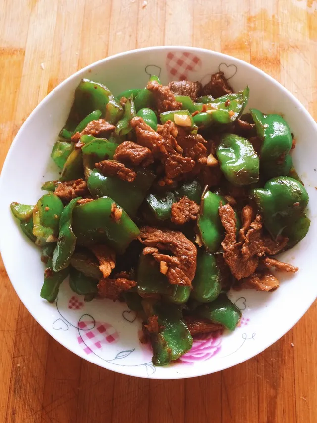 Pepper and Meat Stir Fry